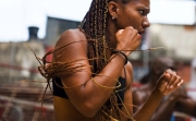 A female boxer at a gym in Havana, Cuba. Image by Chicago photographer Alex Garcia